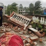 हावाहुरीले छतको रेलिङ खस्दा एकको मृत्यु