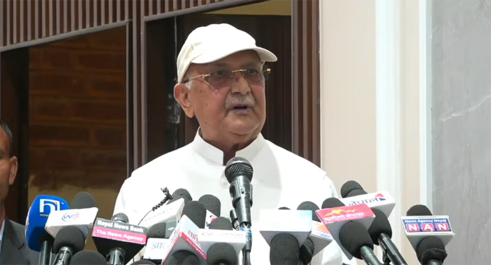 सरकारको हस्तक्षेपले एन्फा अन्तर्राष्ट्रिय प्रतिबन्धमा पर्यो: केपी ओली