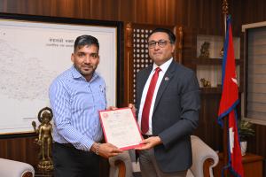 अर्थमन्त्री स्वर्णिम वाग्लेका राजस्व सल्लाहकारमा एफसीए भोजन अर्याल नियुक्त